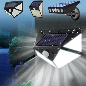 30W LED Wall Light Solar Powered IP65 Waterproof 3000LM PIR Motion Sensor Light Sense Auto On/Off Dusk to Dawn Cool/Warm White Daylight Exterior Area Floodlight Parking Lot Garden Wireless Night Lamps Barn Backyard Landscape Safety Emergency Street Lamp