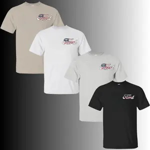 Ford USA Flag Logo T-Shirt, Funny Truck Lover Shirt, Car Lover, Summer Outfit, 4th Of July Graphic Tee Menswear Top Cotton