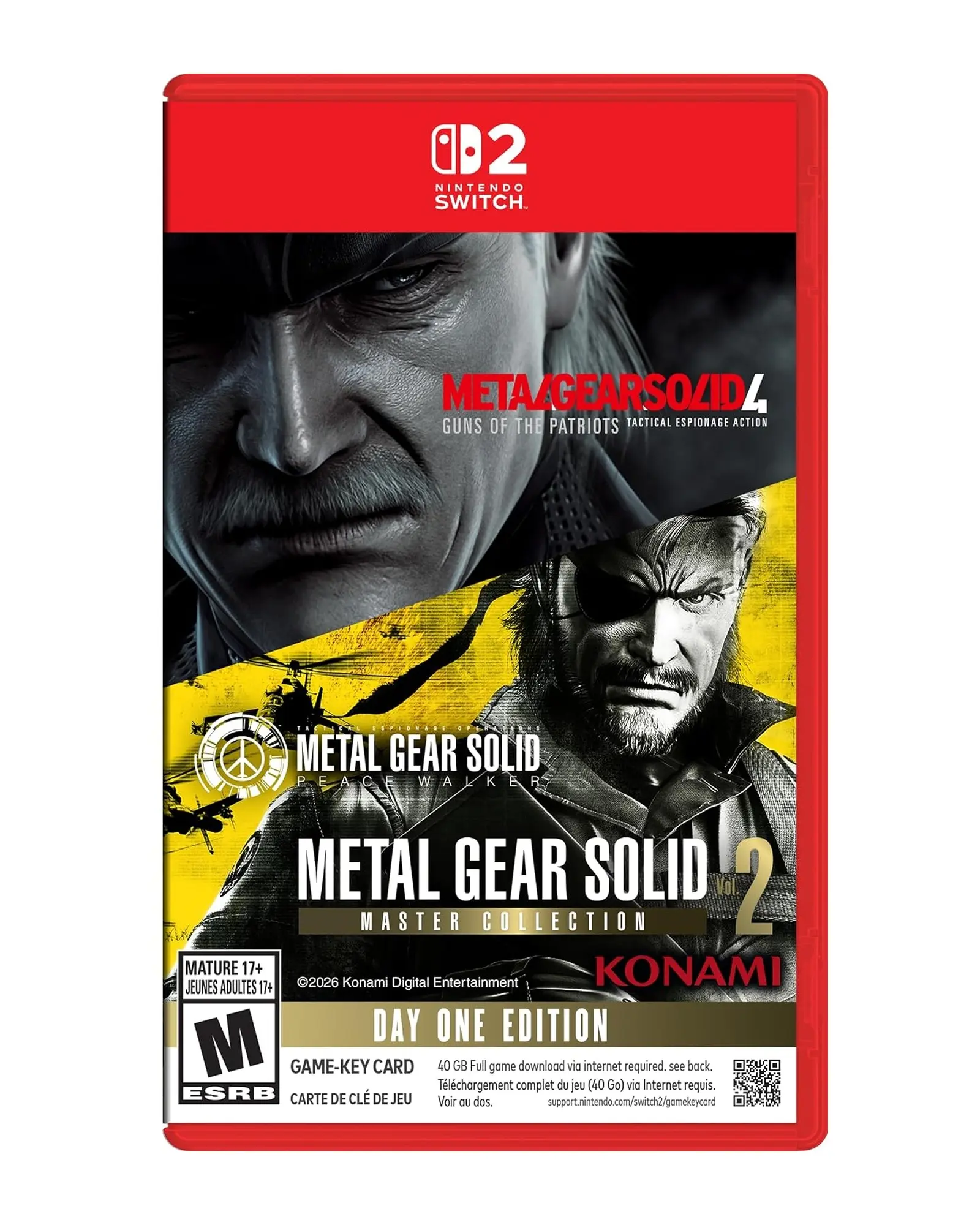 METAL GEAR SOLID | MASTER COLLECTION Vol. 2: DAY ONE EDITION - Nintendo Switch 2