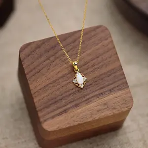 S925 OPAL PENDANT NECKLACE – BIRTHSTONE DAINTY GIFT​