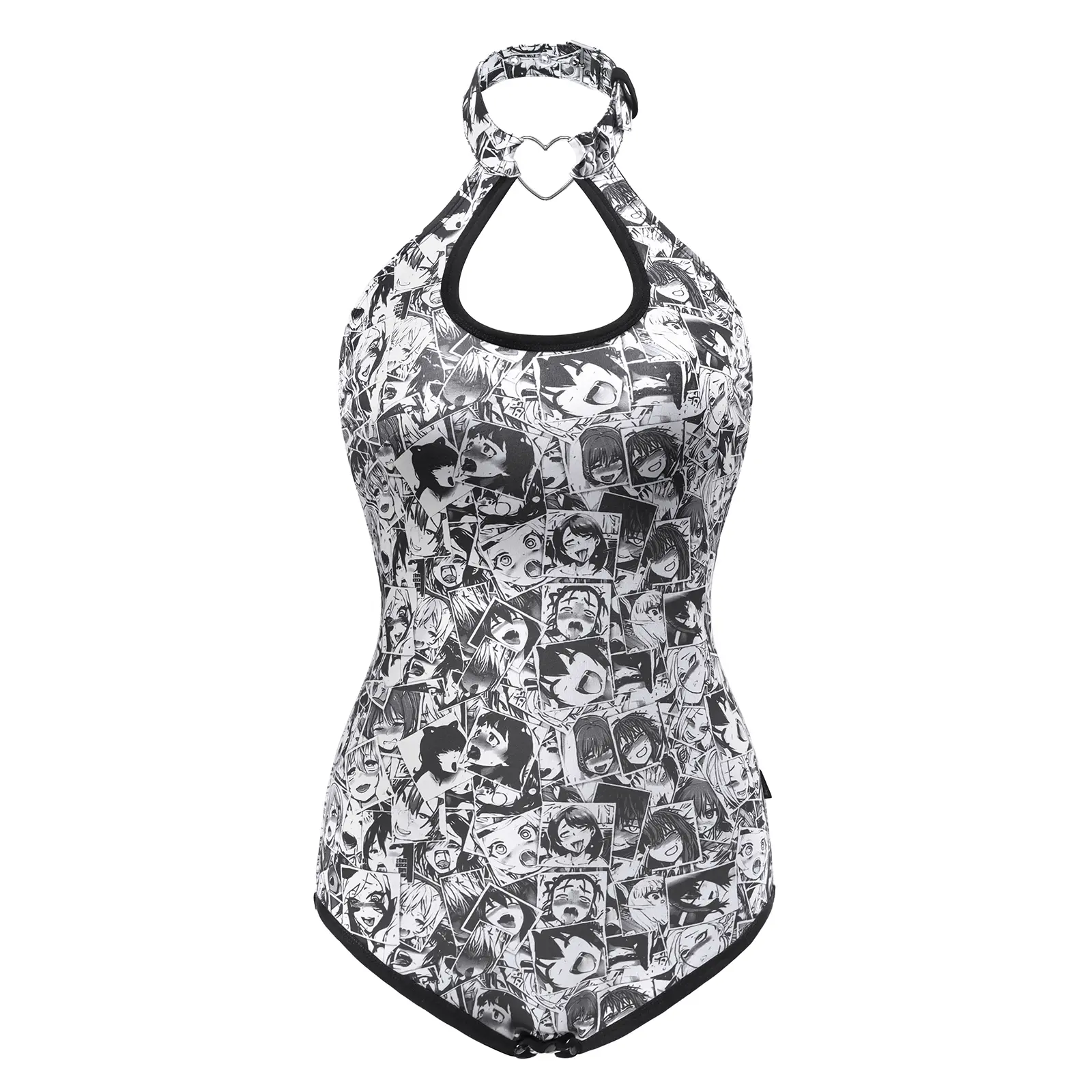 Littleforbig Cotton Romper UwU Collared Onesie Bodysuit