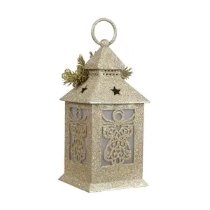 Young's Christmas plastic lantern w/light