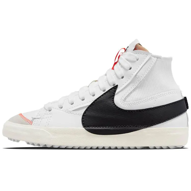 Nike Blazer Mid 77 Jumbo White Black Skate Shoes Unisex DD3111-100