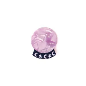 Crystal Ball Hair Clip – Lilac Shine