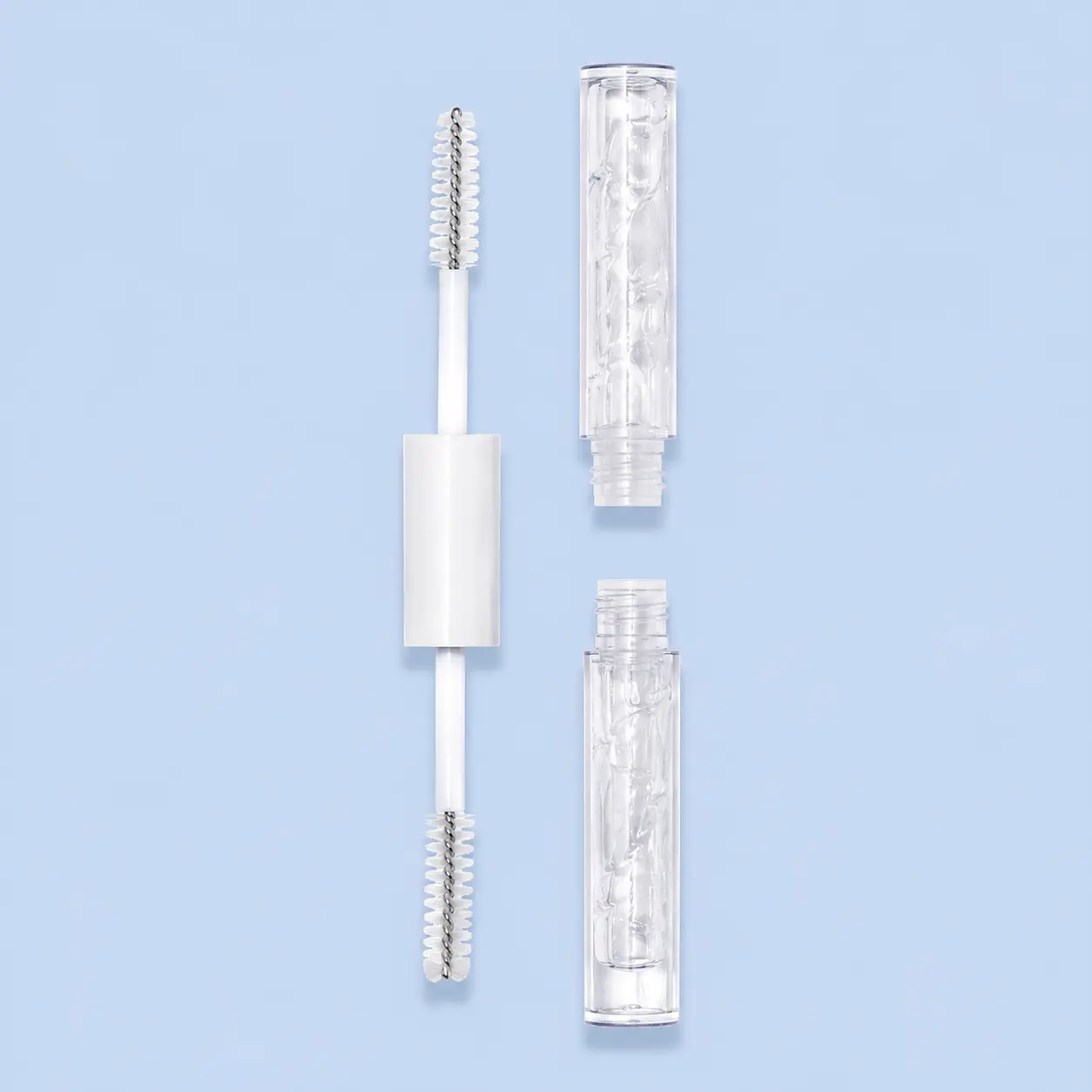 Clear Brow & Lash Mascara, Dual-Sided Brushable Clear Gel For Groomed Brows & Eyelashes, Long-Wear Conditioning Formula, Vegan & Cruelty-Free