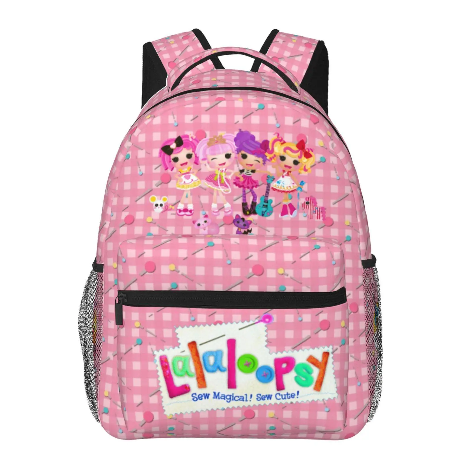 Lalaloopsy Cartoon Print Kids School Bag We're Lalaloopsy Netflix  Daypack MGA Lalaloopsy Lightweight Travel Backpack Daily Study & Picnic