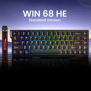 AULA WIN 68 HE Hall Effect Gaming Keyboard with Magnetic Switch Adjustable Fast Trigger Mode 8KHz RGB Backlight Wired 60% Mechanical Keyboard