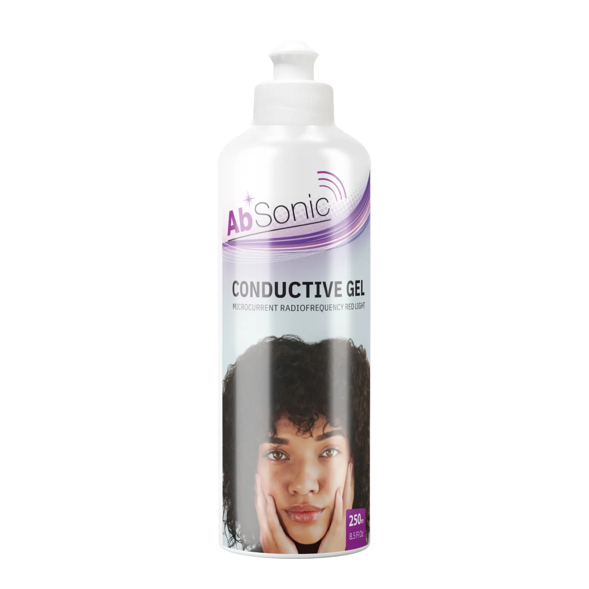 Absonic Conductive Gel for Facial Devices: Microcurrent, Radiofrequency, NuFace, NuDerma, Red Light Wands - 8.5 oz - 1-Pack