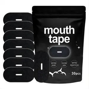 Sleep Mouth Tape,30pcs/30pcs*2 Breathable Mouth Tape,Comfortable Sleeping Tape, Black Healthcare Body Care Product, Gift, Gifts for Men, Mouth Tape for Sleep,Skincare,Skin Care Products, Sleep Aid Products, Snoring Relief Sticker
