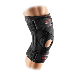 McDavid Knee Support with Stays & Cross Straps - Elastic Neoprene for Pain Relief & Recovery - Latex-Free & Perforated Back Panel for Comfort