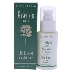 LErbolario Absinthium Beard Oil For Men 1 oz Oil