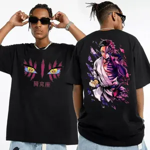 Akaza Dm Character Shirt, Demon Slayer Tee, Anime Manga Color Shirt, Kimetsu No Yaiba Fan, Unisex Short Sleeve Tee graphic tee streetwear