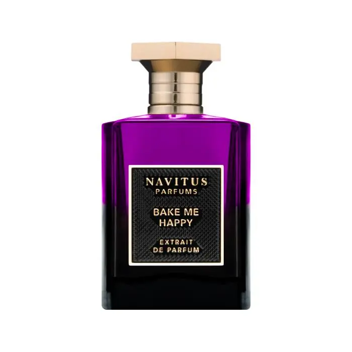 Navitus Parfums Bake Me Happy Unisex Gourmand 100ml Perfume Bottle for Adults - Long-Lasting Vanilla Scents with Blueberries, Bread Accord, Roasted Pistachio, Vanilla Butter, Tonka, Ceylon Cinnamon, Sandalwood Notes, Contains Alcohol, Liquid