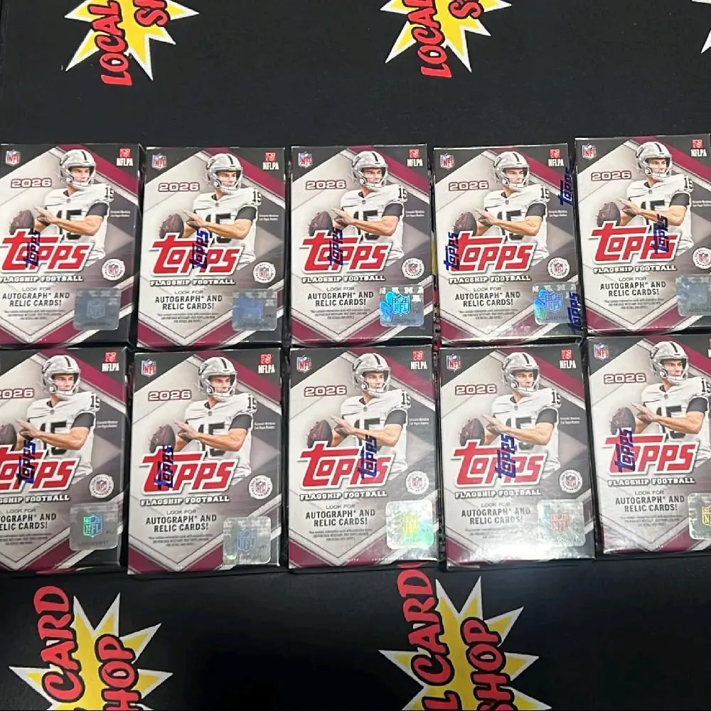 BREAK #1137 - (10X) 2026 TOPPS FLAGSHIP FOOTBALL BLASTER BOXES