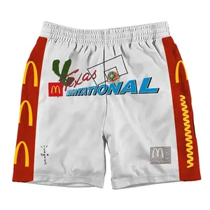 Travis Scott x McDonald's Cactus Jack All American Shorts White (men) by StockX
