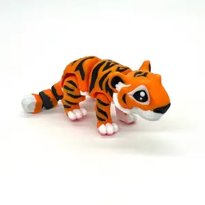 Articulating Tiger Figurine