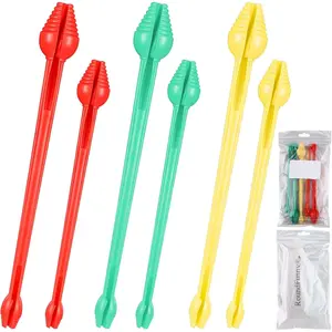 RoundFunny 6 Pcs Fish Hook Remover Tool Plastic Snelled Hook Disgorger Portable Unhook Extractor Tool for Fishing Gear Accessories