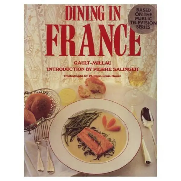 Used Hardcover English Literature Book - Dining in France by Christian Millau, Like New Condition, 175 Pages, 2.25 lbs