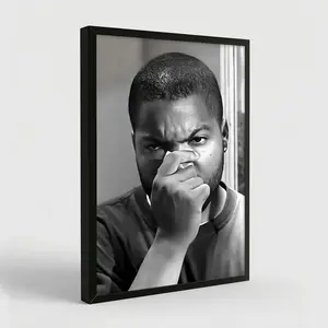 Black Funny Bathroom Wall Art Son And Dad Movie Poster For Bathroom Wall Decor Humor Black And White Canvas Prints For Hanging To Bathroom Toilet Eco Friendly Fade Resistant Waterproof UV Protected