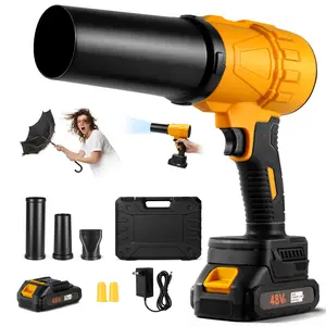 Summervibes Violent Turbo Jet Fan, Cordless Leaf Blower with Brushless Motor, Portable Air Duster for Car Drying, Snow Removal & Yard Care