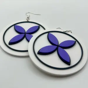 Pua Earrings - 3 Pairs Any Color Combo, Lightweight Floral Petal Design, Comfortable Everyday Wear, Island Vibes Jewelry