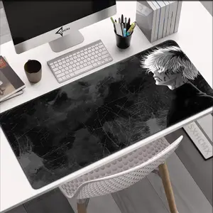 Anime Tokyo Ghoul Mousepad Kaneki Ken HD Printing Computer Gamer Locking Edge Non-slip Mouse Pad Keyboard PC Desk Pad