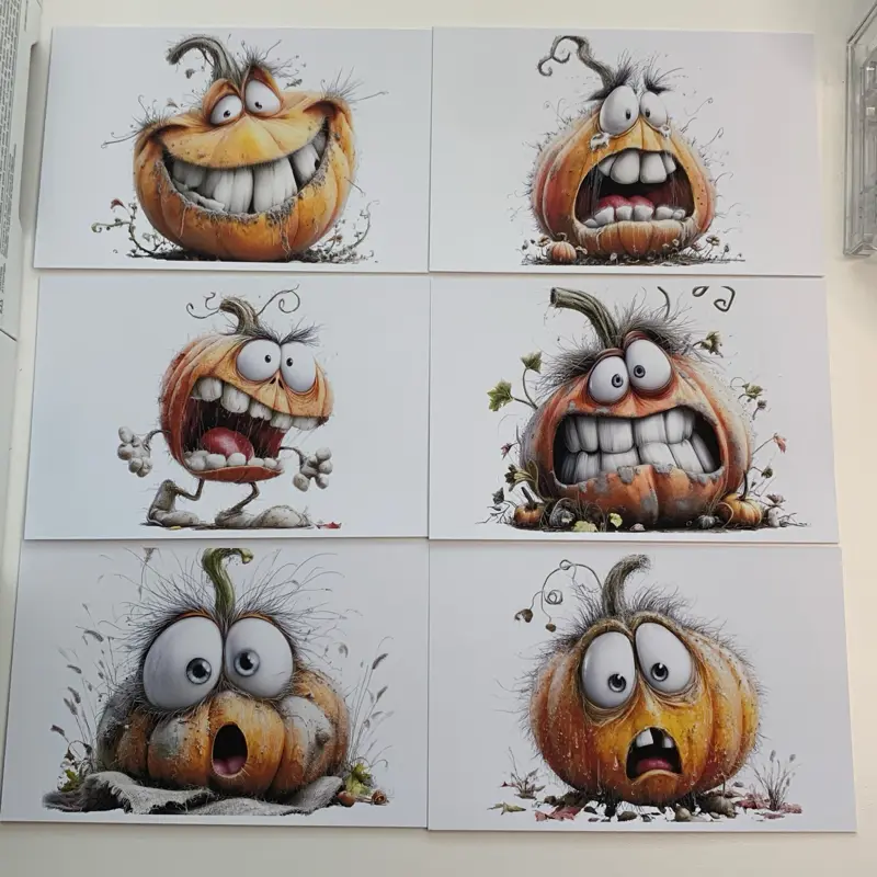 Set of 6 Handcrafted Postcards– Blank Back Set of 6 Handcrafted Postcards– Blank Back