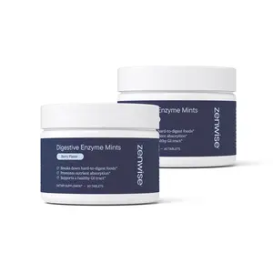 Zenwise Digestive Enzymes Mints Travel Friendly Digestion Relief & Nutrient Absorption - 120 Tablets