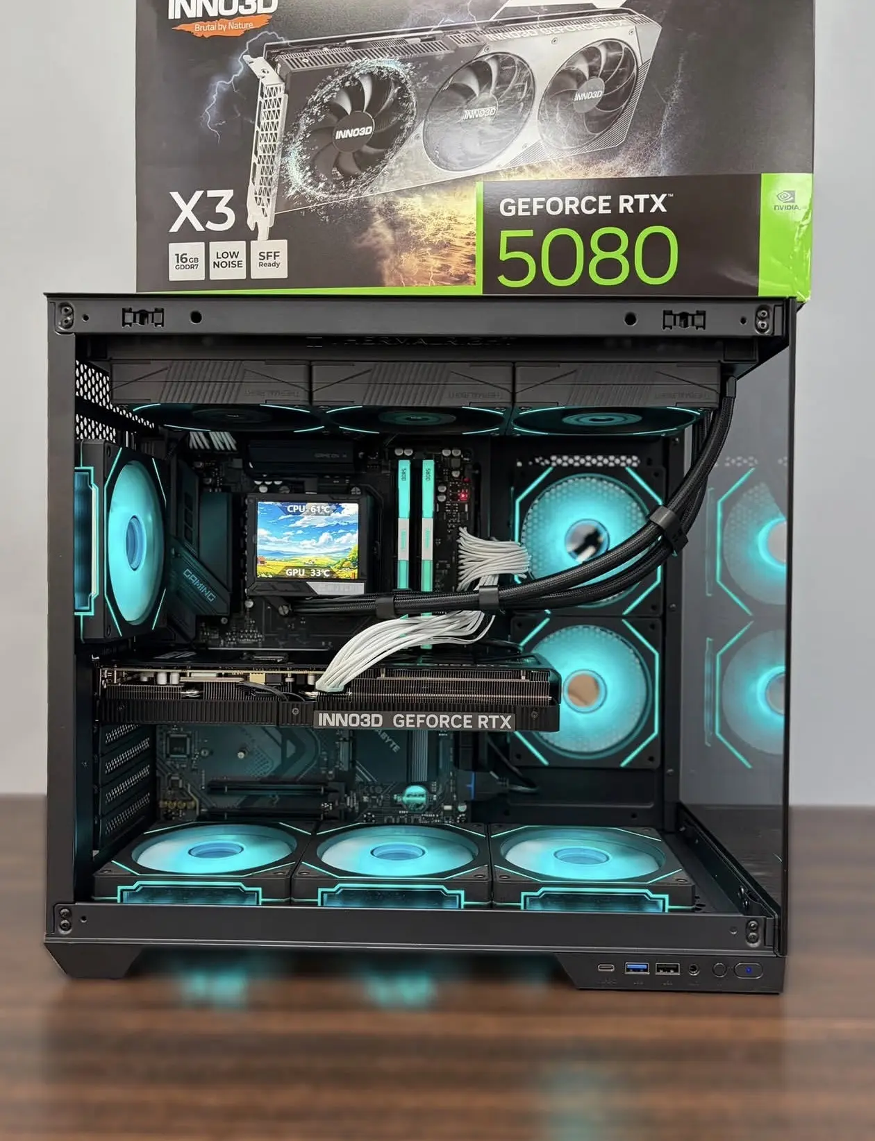 RTX 5080 + RYZEN 9 7800X3D gaming PC