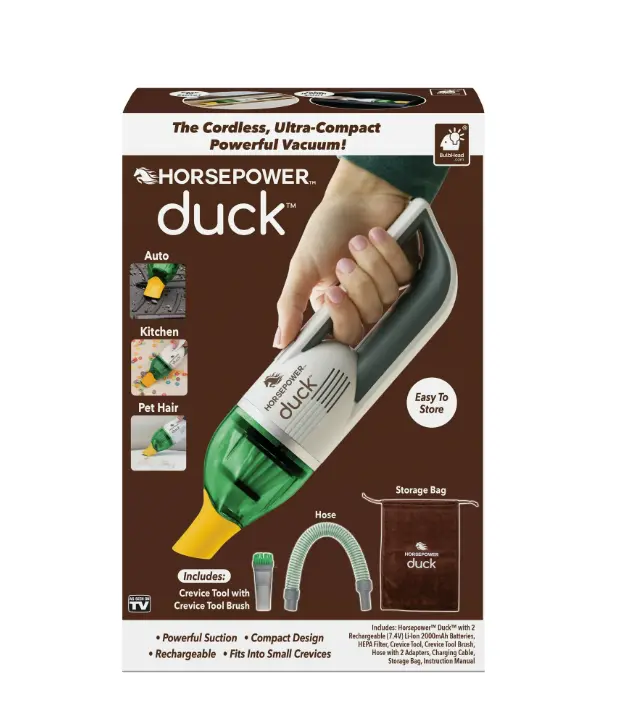 Horsepower Duck Cordless Compact Vacuum _NEW Horsepower Duck Cordless Compact Vacuum _NEW