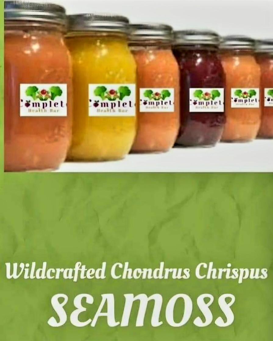 Natural Wildcrafted Chondrus Crispus Sea Moss Gel for Healthier Lifestyle and Fitness Iron Vitamin Zinc Natural Edible ashwagandha