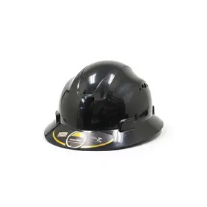 Full Brim Construction Hat Black