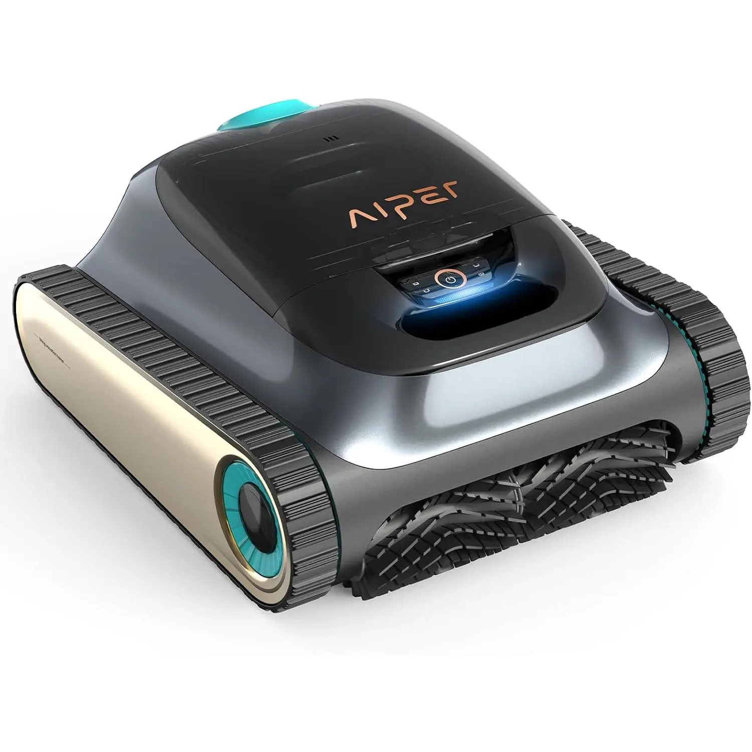 (2026 Upgrade) Aiper Scuba S1 Robotic Pool Cleaner, Weekly Custom Cleaning Plan, 270 Min Runtime, Over-the-Waterline Scrubbing, Smarter Navigation with 11 High-Precision Sensors, App Support-Golden