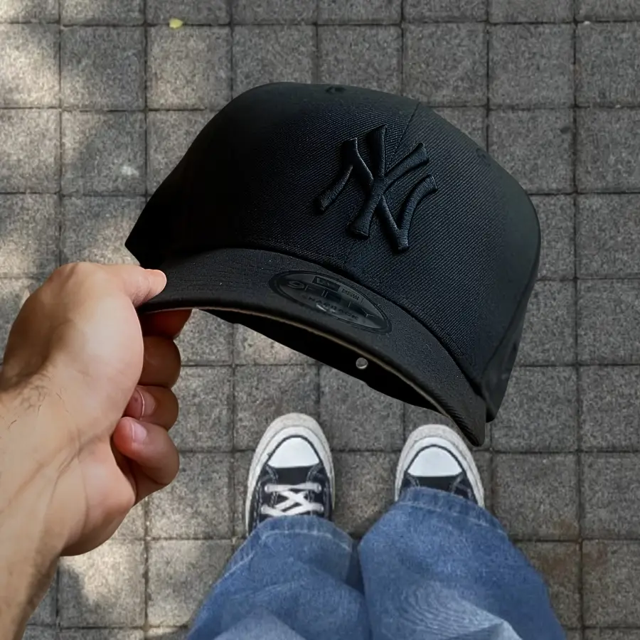 NY Yankees LA Dodgers New Era 9FORTY 9FIFTY MLB Baseball Cap – Black White, 1999 World Series Patch, Curved Brim, Embroidered Logo