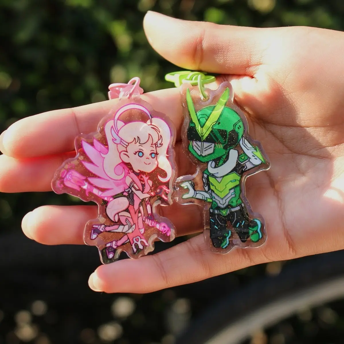 Gency Matching Keychain Set - Genji and Mercy