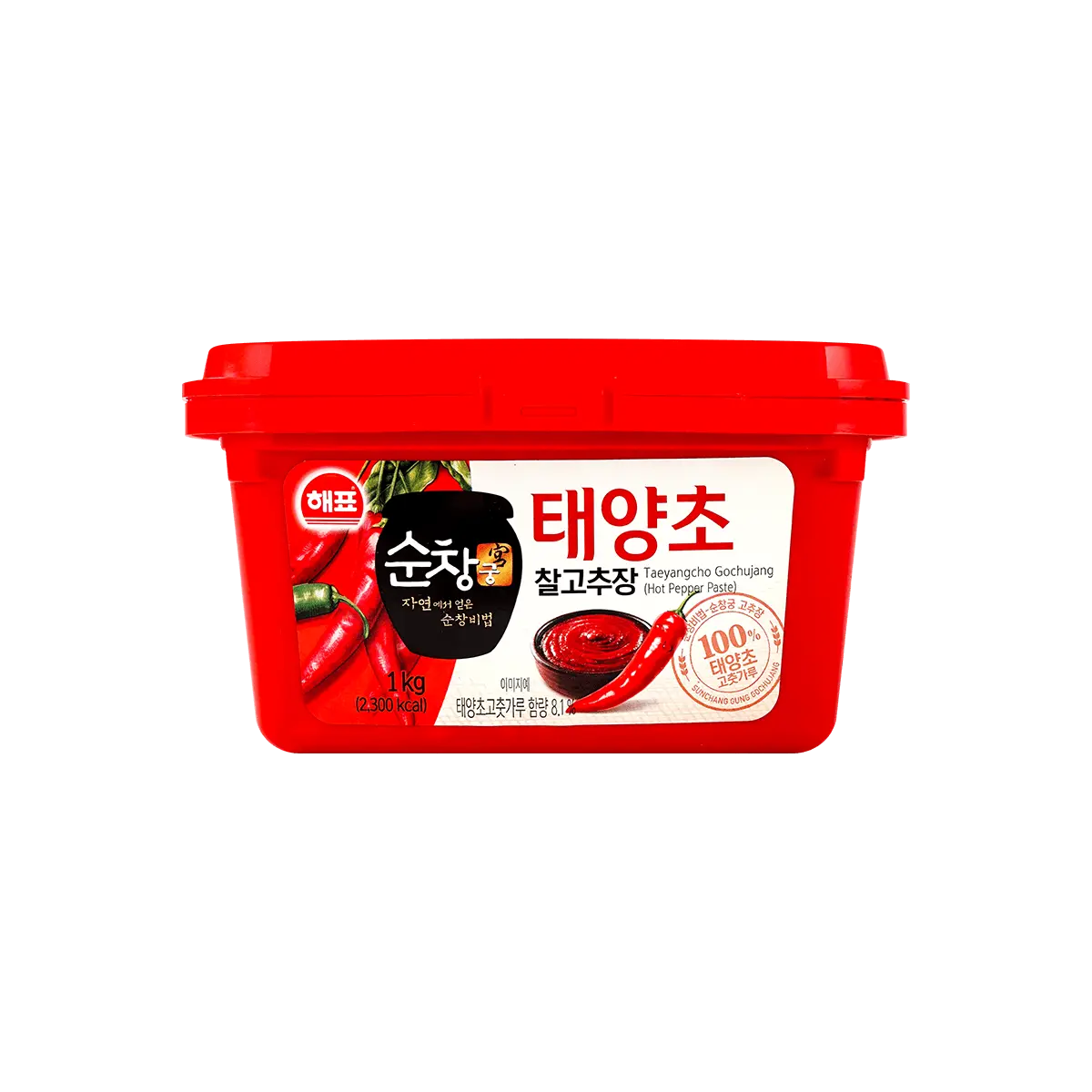 HAEPYO Korean Gochujang Paste 1kg - Authentic Spicy Korean Chili Paste for Bibimbap, Stews, BBQ & Tteokbokki