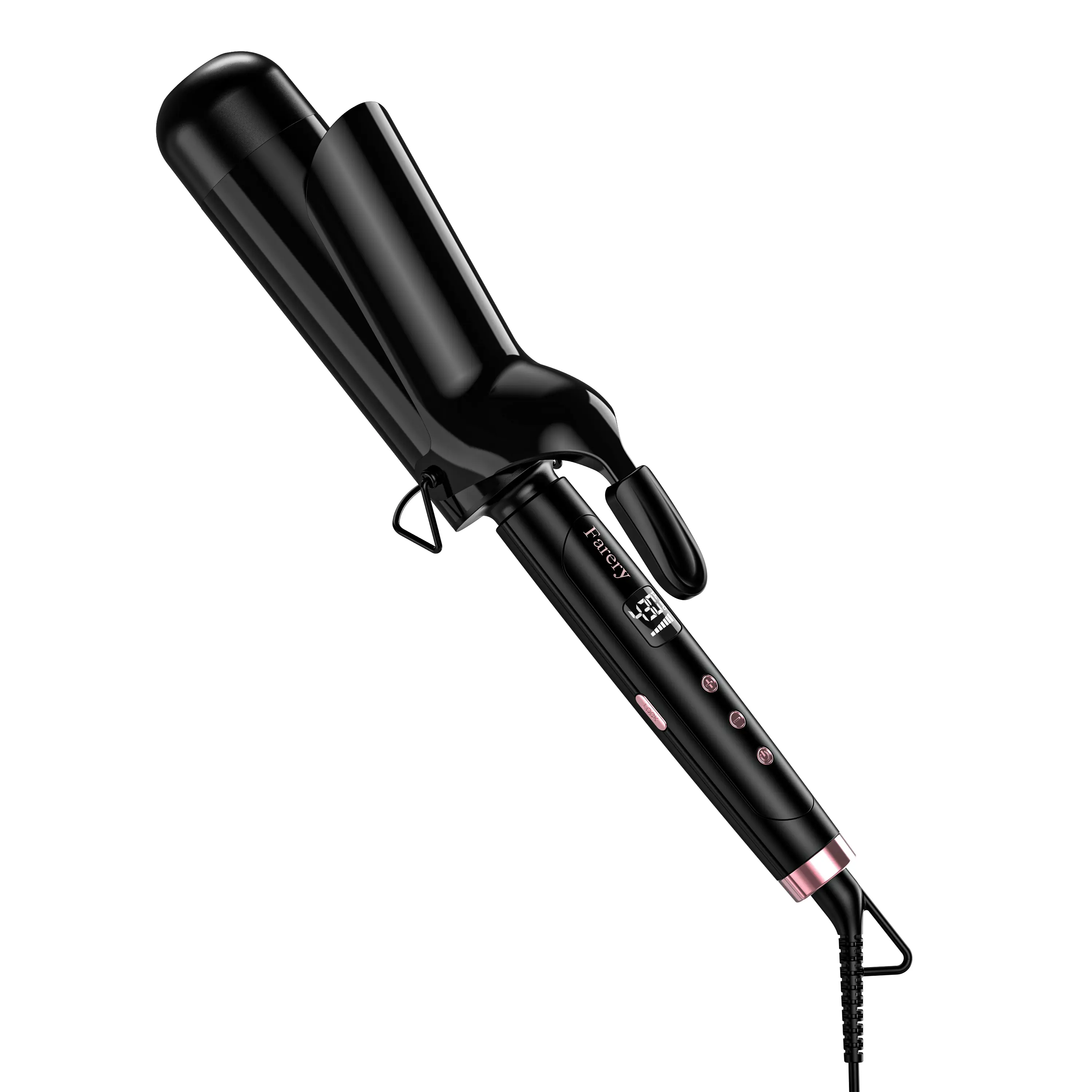 Farery Large Barrel Curling Iron 2 Inch for Long Hair, Ceramic Hair Curler for Bouncy Big Curls, 9 Adjustable Temp, Curling Irons, Barrel Curling Iron Curlers & Straighteners