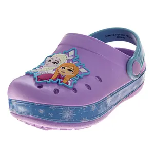 Frozen Girls Elsa & Anna Slip-On Clogs with Back Strap (Toddler)