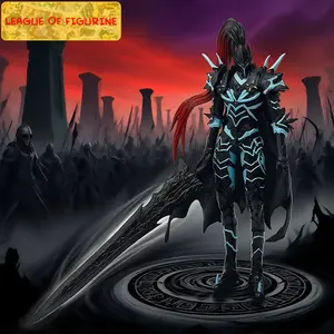 21cm/8.27inch Solo Leveling Anime Figure Sung Jinwoo Action Figure Knightmaster Yeglit Figurine PVC Adult Collection Model Toy