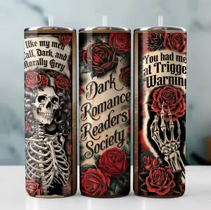 20 oz Skinny Tumbler Trigger Warning