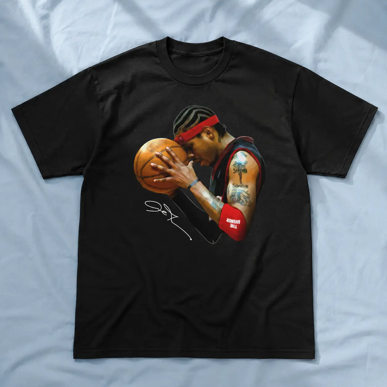 Allen Iverson The Answer Sixers 90's Basketball T-shirt, Philadelphia Basketball Shirt, Sixers Fan Gift