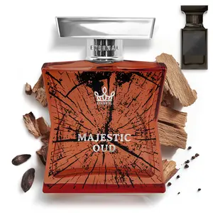 Eternal Majestic Oud - Inspired by Oud Wood - 3.4 oz (100ml) - EDP - Long-lasting - Vegan - Clean Ingredients - Unisex Perfume Spray for Men & Women - 2000 sprays per bottle Eau De Parfum Aromatic Floral