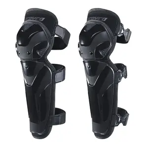 Motorcycle Knee Guards – Adjustable Protective Pads For Motocross,Road Cycling – TPU Armor Knee Guards With Breathable Mesh Protective Gear (Black, 1 Pair)