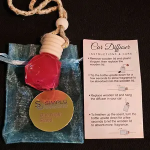 Simply Gemuine Car Diffuser Refills - Scents Variety, On-the-Go Freshness, Personalization, Includes One Refill Bottle for 4x Use