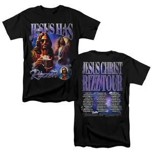 Jesus Rizz Tour Merch Edition T-shirt, Fashion for women for men,  Gift for mother