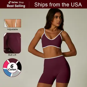 New Women's Sports & Yoga Set — A High-Waisted Compression Shorts and Tank Top Combo. The Ultimate Choice for Summer Running, Fitness, and Gym Workouts — Featuring a High-Waisted Design for Butt-Lifting and Body Contouring.
