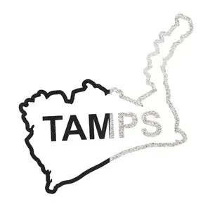 Mexican State Map Outline Tamaulipas Vinyl Decal Sticker UV & Waterproof Bumper Window Laptop Automotive Water Bottle Gift accessories – WHITE GLOW 6.5"