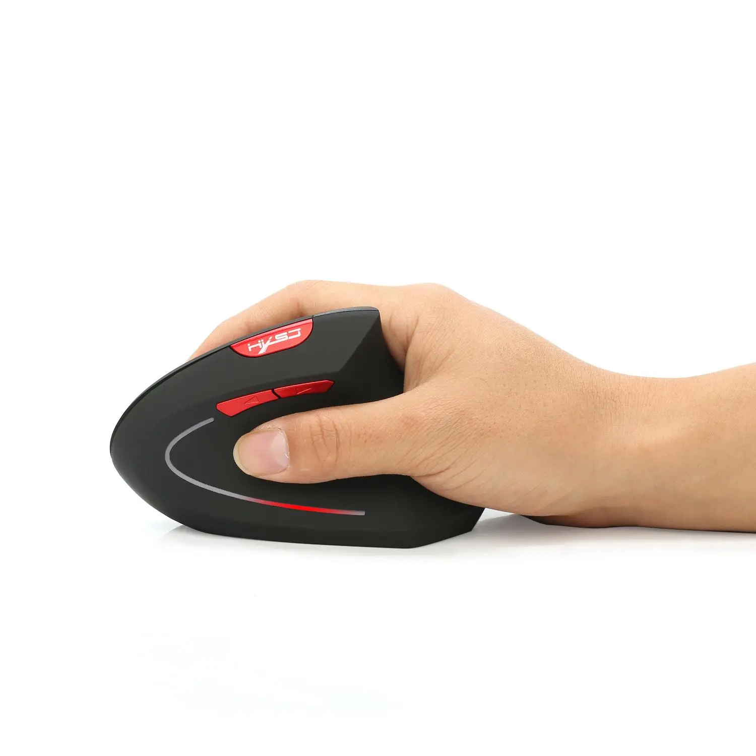 HXSJ Ergonomic Mouse, Optical Vertical Mouse, Cordless Mouse, Battery Required Mouse, 2.4GHz Wireless Mouse, 3-Adjustable DPI Mouse for Laptop, Desktop Computer