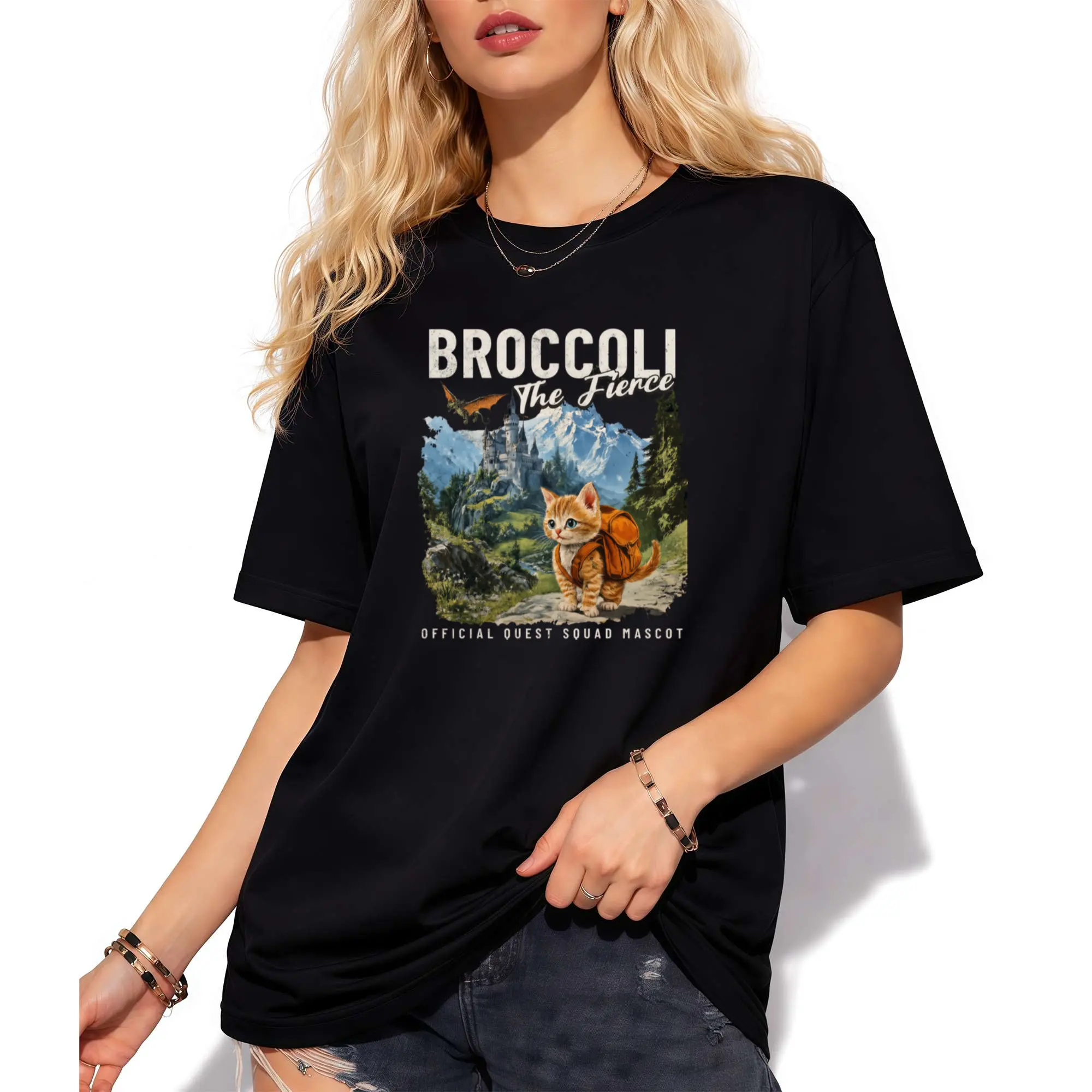 Broccoli The Fierce Shirt, Sworn Protector Of The Quest Squad T-shirt, Fourth Wing Inspired, Fantasy Bookish, Dragon Rider Gift, Ridoc Merch