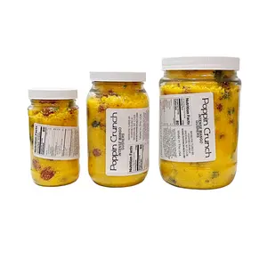 Poppin Crunch Intense Mango Gushers Candy Snacks 1 - 2 LBS - Choice of Sweet or Sour Bonbon Candies Corn Sugar